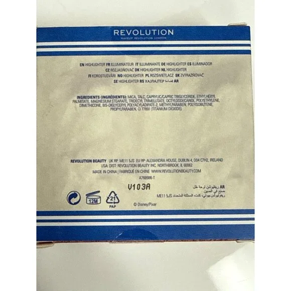 Makeup Revolution x Monsters University Mike Wazowski Highlighter Squishy NEW - Picture 5 of 5